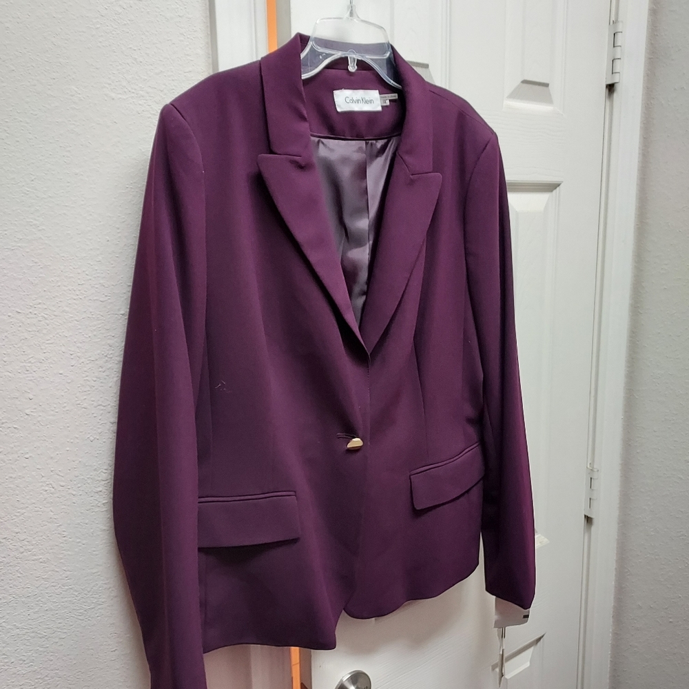 Calvin Kline Womens Blazer